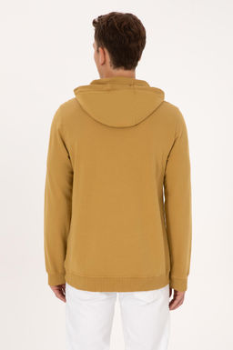 Erkek Hardal Sweatshirt