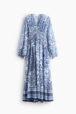 Vestido t?nica con mangas globo