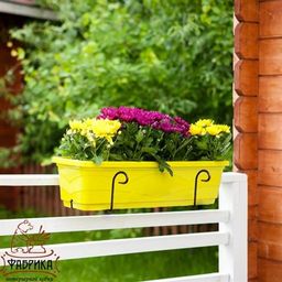 Балконная подставка для цветов 51-266 - Фабрика интерьерной ковки фото 3