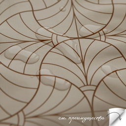 VAL CH-TC-1411P Скатерть-клеенка ПВХ, полиэстер, 140*110 см, CHIC, шт - Valiant фото 14