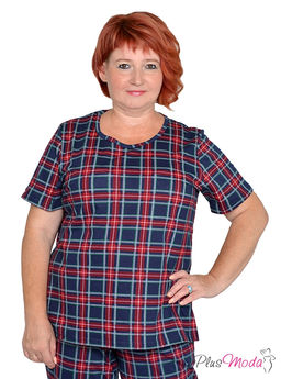 Футболка Модель №1293 размеры 44-84 - Plusmoda фото 2