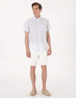 Mavi Regular Fit K_sa Kollu Ekose G_mlek - Pierre cardin фото 4