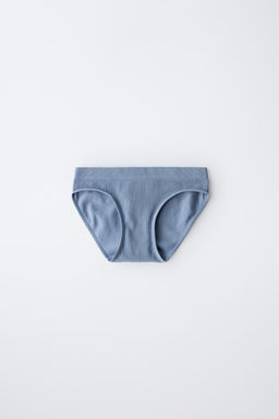 8-14 YEARS/ THREE-PACK OF SEAMLESS WAFFLE-KNIT BRIEFS - Zara фото 3