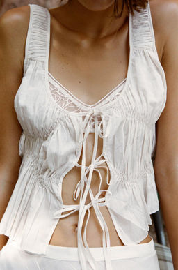 GATHERED COTTON TOP - Zara фото 2