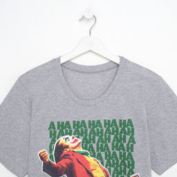 Цена за 2 шт. Футболка мужская, цвет светло-серый меланж, A HA HA, размер 50