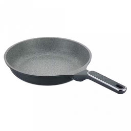 Сковорода с антипригарным покрытием Denim д28см, s4мм, индукционное дно д20,5см, s1,5мм, литой алюминий, 2-х слойное антипригарное покрытие WISTONE с эффектом гранитной крошки, бакелитовая ручка с покрытием soft-touch, Regent (Китай) Подходит д - Домашняя мода фото 3