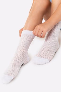 Цена за 6 шт. Детские носки в сетку Happy Fox