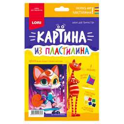 Картина из пластилина "Лисичка"