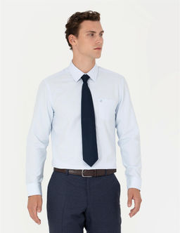 A__k Mavi Regular Fit Uzun Kollu Basic G_mlek
