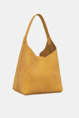 BRAIDED SPLIT SUEDE BAG - Zara фото 9