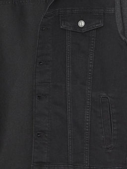 Kap??onlu Erkek ?ocuk Jean Ceket