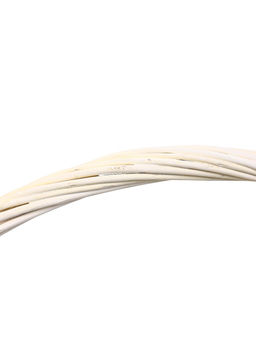 Корзина плетёная для хранения Tenda, с ручкой, белая, набор 3 шт.