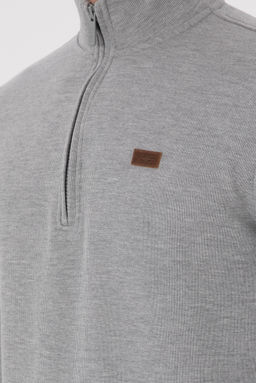 Мужской серый меланжевый базовый свитшот Неожиданная скидка в корзине - U.s. polo assn фото 7