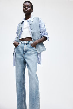 Straight High Jeans - H&m фото 2