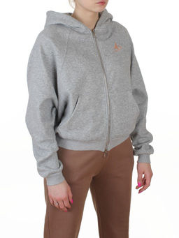 L801 GRAY Толстовка женская (100% хлопок)