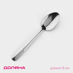Цена за 12 шт. Ложка чайная Доляна Нордик, длина 15 см, толщина 1.2 мм