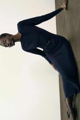 BELTED GATHERED DRESS - Zara фото 7