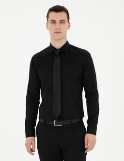 Siyah Ex. Slim Fit Uzun Kollu Basic G_mlek - Pierre cardin фото 8