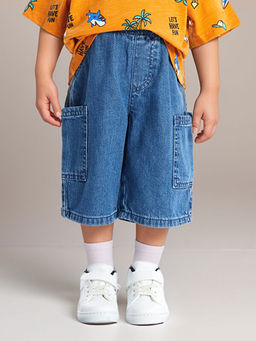 Beli Lastikli Basic Erkek ?ocuk Jean ?ort