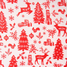 Плед LoveLife Новогодний лес 200х220 см,100% п/э, велсофт 280 гр/м2  фото 2