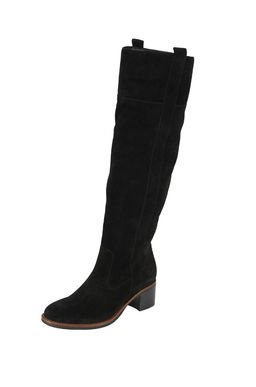 Замшевые сапоги GABOR черные