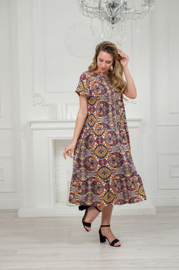 Платье женское из кулирки Кармелита восток - Амадэль фото 9