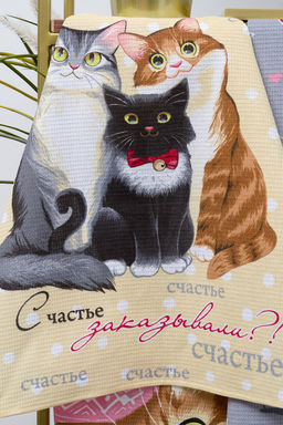 Набор кухонных полотенец Пушистое счастье - Натали фото 3