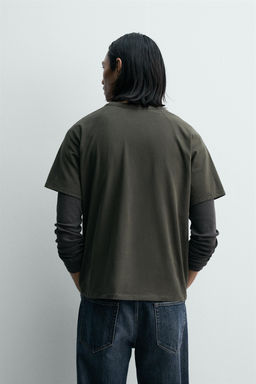 CAMISETA RANGL?N LIGHTWEIGHT / Khaki oscuro - Zara фото 3