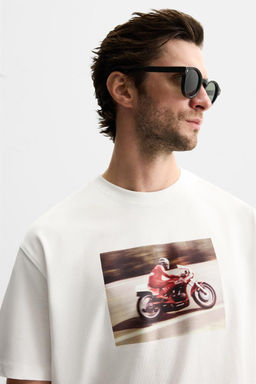T-SHIRT WITH PHOTO PRINT - Zara фото 5