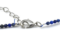 Чокер из авантюрина синего шарик гр.2мм, 40см - Радуга камня фото 5