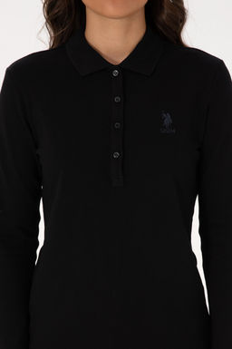 Kad_n Siyah Basic Polo Yaka Sweatsh_rt - U.s. polo assn фото 13