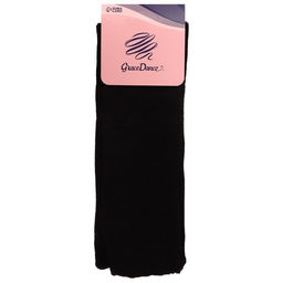 Гетры для танцев Grace Dance №5, длина 50 см, цвет чёрный