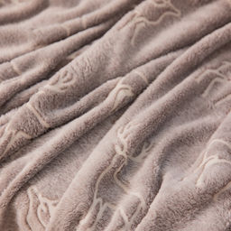 Плед светящийся в темноте «Этель. Олени», 200×220 см, корал-флис 220 г/м²