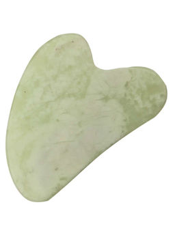 Nail Art Скребок Гуаша нефритовый сердце, 8 см, зелёный