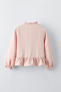 SHIRT WITH STRETCH DETAIL - Zara фото 4