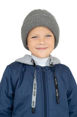 Шапка вязаная меланж