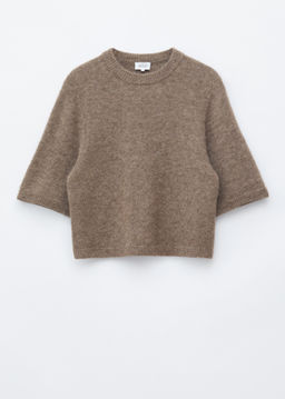 Camiseta de punto en mezcla de alpaca - H&m фото 3