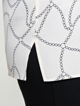 Блузка 0059-27п топленое молоко