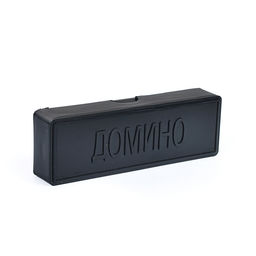 Набор 4в1 Шахматы гроссмейстерские + шашки деревянные + нарды + домино с доской (415х215мм)