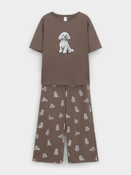 Пижама Crockid МП 1657 капучино хлопок  фото 5