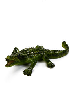 Садовая фигура из полистоуна «Крокодил», 35×15×7 см, Greengo
