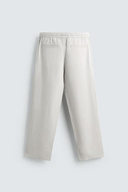 PANTAL?N REGULAR FIT 100% LYOCELL / Gris perla - Zara фото 8