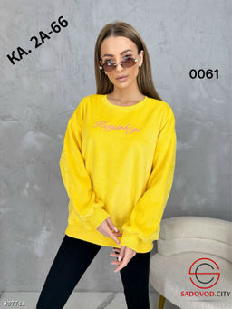 Кофта женская из велюра