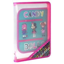 Папка для уроков труда пластиковая арт. 62522/ 12 СЛАДКИЕ КУКОЛКИ