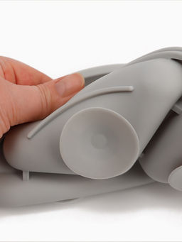 Тарелка детская секционная, 3 секции, серый, Mum&Baby