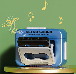 Мини винтажный плейер