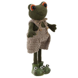 Игрушка набивная "Лягушка", L10 W7,5 H27 см, 2в.