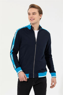 Мужской темно-синий вязаный кардиган Неожиданная скидка в корзине - U.s. polo assn фото 4