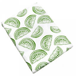 Скатерть 120х145см "Астурия зеленый", длина стола до 105см, на 4 персоны, рогожка (хлопок 100%) 171г/м2, упаковка классическая, пакет ПВХ 28х41см, "Домашняя мода" (Россия)