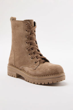 Trendyol Shoes Siyah Suet Bagc?kl? ve Fermuarl? K?sa Duz Kad?n Postal Bot TAKAW25BO00026 - Trendyolmilla фото 14
